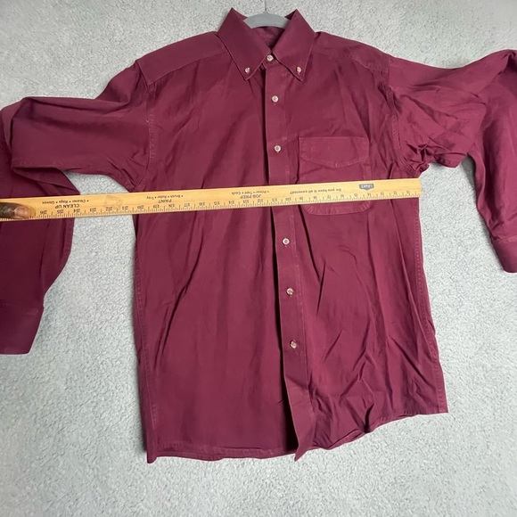 Ariat Men's Burgundy Shirt Size Small - Picture 4 of 10